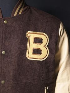 Chất lượng cao tùy chỉnh Lấy cảm hứng từ mùa đông đường dây nóng Miami Áo khoác da XS Kích thước đứng cổ áo giản dị phía trước chuyên nghiệp bán buôn - Product Image 3