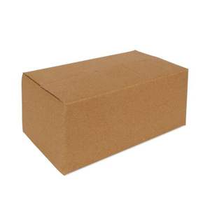 Versátiles cajas corrugadas de 3 capas marrones de 8,2x4,7x3 pulgadas impermeables materiales reciclables portátiles para uso en supermercados - Product Image 1