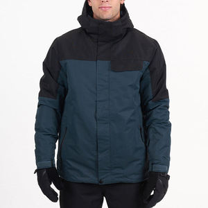 Traje de esquí y snowboard 2026 nuevo para hombre, diseño de paneles de alta calidad, ropa de esquí impermeable para mujer, mono con capucha aislante, chaqueta de esquí. - Product Image 1
