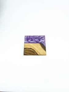 Luxury Resin Coaster Gift <b>Set</b> with Gold Leaf, <b>Artistic</b> Epoxy Drink Mats for Stylish Premium Packaging - Product Image 3