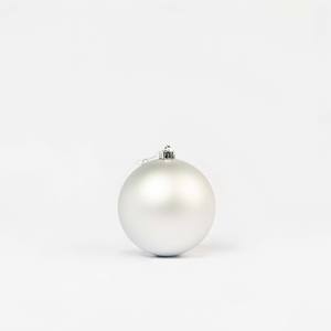 Silver Festival Plastic Christmas Baubles 2pcs 15cm Tree Ornaments - Product Image 2