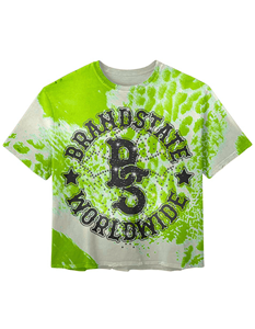 Quá Khổ cắt t Áo sơ mi phụ nữ thời trang dạo phố Y2K thời trang ngắn tay áo tùy chỉnh logo hợp thời trang đô thị mặc giản dị quần áo đồ họa - Product Image 2