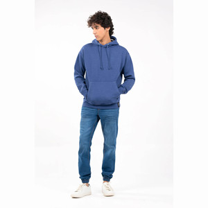 Sweat à capuche en molleton lourd 100% coton, coupe classique, avec logo personnalisé, pour hommes, haute qualité, ODM, écologique - Product Image 2