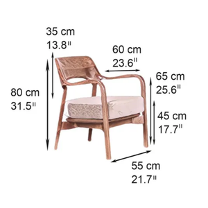 Sillas de Restaurante con Estructura de Tela de Alta Calidad, Acolchado Grueso de Espuma, Diseño Moderno y Elegante para Uso en Villas - Product Image 6