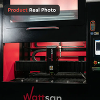 Machine de découpe laser à fibre de cabine Wattsan 1313 A pour tôles, aluminium et cuivre, 4kW, 1300*1300mm, CE