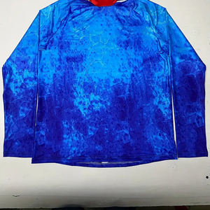 Sweat-shirts de pêche à manches longues coupe-vent imprimés, directement de l'usine, avec boutons, respirants, en polyester/coton, avec poche - Product Image 6