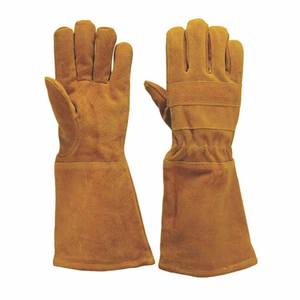 Gants de soudage en cuir de vachette fendu de qualité industrielle, protection des mains, haute performance, résistants à l'abrasion, usage intensif - Product Image 1