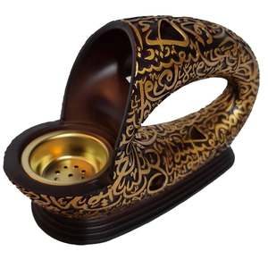 Elegant Religious Bakhoor Burner Incense <b>Holder</b> Arabic Style 100% Natural Raw Material Eco-Friendly for Home Fragrance Gifting - Product Image 2