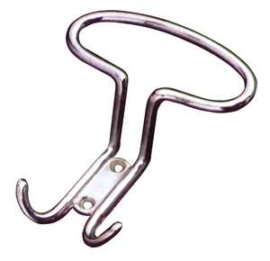 Colgador de ropa cromado a ras de pared - Product Image 1