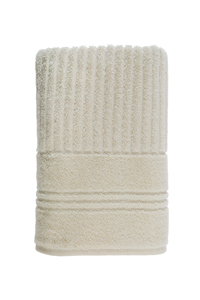 Serviette de bain jacquard de luxe en coton turc, moelleuse, rectangulaire, à motif floral, lavable en machine, pour usage domestique, adulte - Product Image 1
