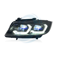Phare avant à LED pour BMW Série 3 E90 2005-2012, phare avant Plug and Play, blanc + jaune DRL, pièces automobiles