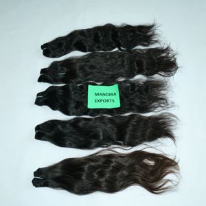 Proveedor de cabello humano virgen Natural 100%, venta al por mayor, onda profunda suelta ondulada del templo indio, tejido Remy alineado con Caticle - Product Image 3