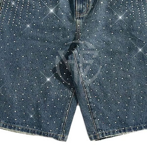 Casual Summer Street Clothing <b>Short</b> Straight Shape Five Pocket Layout Lightweight Fabric Everyday Wear <b>Jeans</b> <b>Shorts</b> - Product Image 4