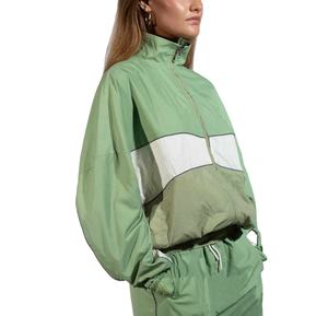 เสื้อแจ็คเก็ตกันลมสำหรับผู้หญิงเสื้อกันลมผ้าโพลีเอสเตอร์พิมพ์ลายตามสั่ง - Product Image 3