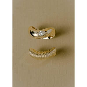 Anillo de Diamantes con Curva Demi - Product Image 5