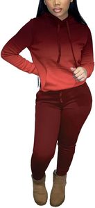 Women's <b>Sexy</b> Two Piece Outfits for Women Casual Sweatsuits <b>Set</b> Long Sleeve Hoodie Tracksuit - Product Image 5