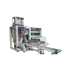 Máquina de ensacado de papel Kraft completamente automática para alimentación de aves de corral, alimentos granulares para mascotas, 10kg, 25kg, 50kg, relleno de pesaje de bolsas de papel Kraft - Product Image 1