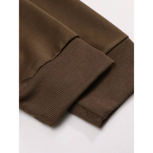 Ensemble survêtement jogging homme 2 pièces en molleton polaire 100% coton, coupe évasée, personnalisé OEM - Product Image 5