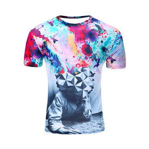 Camiseta de sublimación para hombre de talla grande personalizada, diseño personalizado a precio mayorista - Product Image 1