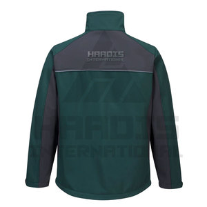 Nueva llegada mejor diseño personalizado Impresión de logotipo hombres chaqueta de concha suave hombres manga completa chaqueta Softshell - Product Image 3