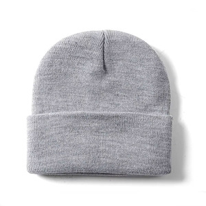 หมวกบีนนี่อะคริลิค100% ลายสตรีทสไตล์ฮิปฮอปไม่พันข้อมือถักสำหรับฤดูหนาวสินค้าออกใหม่ - Product Image 2