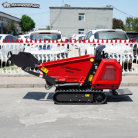 Dumper sur chenilles Rhinoceros XN800, capacité 800 kg, hauteur de déchargement 1700 mm, option moteur Kubota, équipement de terrassement