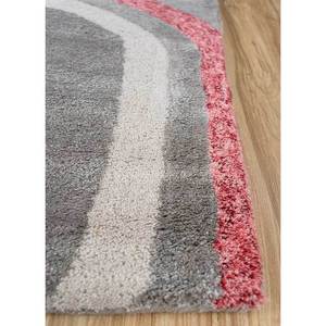 Alfombra Acar Clásica Geométrica de Lana y Viscosa Tejida a Mano, Roja y Naranja, Tra-13221, para Sala de Estar, Pasillo, Técnica de Tejido Plano - Product Image 4