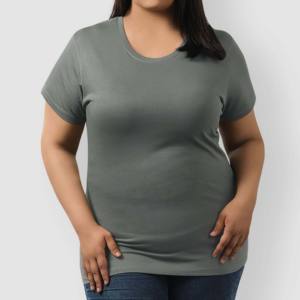 Camisetas de mujer de gran tamaño más vendidas, camisetas de moda con estampado personalizado, transpirables de talla grande, Camisetas diseñadas para mujer, 100% de algodón para niñas - Product Image 1