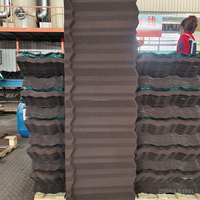 Tejas Metálicas con Recubrimiento de Piedra Clásicas Resistentes a las Heladas, Tejas de Acero con Borde Biselado, Garantía de 50 Años, Techos para el Mercado Ruso
