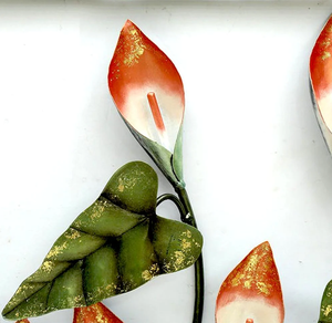 Arte de pared de Metal de hoja cuadrada, colgante de pared moderno de latón Ak para oficina y sala de estar - Product Image 2