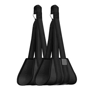 Correas de Entrenamiento de Fuerza para Brazos con Logotipo Personalizado, Correas de Gimnasio, de Cuero Vacuno y Nailon, Antideslizantes, Ajustables, para Levantamiento de Pesas - Product Image 1