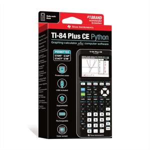 Calculatrice graphique TI-84 Plus CE Python d'origine Texas Instruments, écran couleur, garantie incluse, meilleures offres - Product Image 1