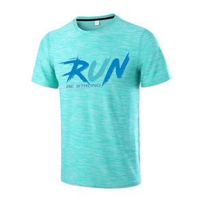 Nuevas camisetas lisas en blanco OEM al por mayor ropa deportiva gimnasio ligero transpirable verano manga corta Camiseta para correr - Product Image 2