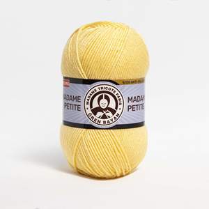 Ören Bayan Madame Petite El Yarn 100 Gram Sarı No 027 para costura y manualidades - Product Image 1