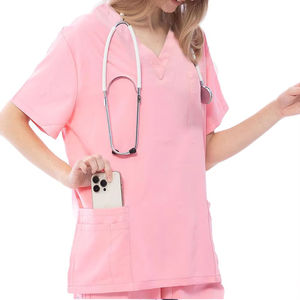 Uniformes Médicos de Secado Rápido para Mujer, Uniformes de Enfermera para Hospital, Salón de Belleza, Spa, Conjuntos de Uniformes Médicos con Estampado de Dibujos Animados - Product Image 4