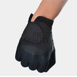 Guantes de golf unisex transpirables impresos personalizados con correa de muñeca ajustable y cuero genuino suave - Product Image 3