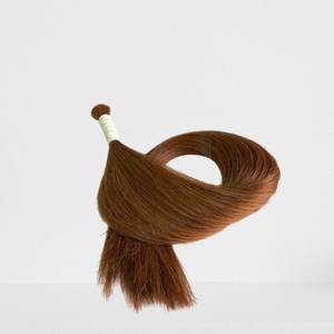 Extensiones de cabello humano 100% a la moda, pelo lacio y sedoso de Color marrón, pelo sin procesar camboyano vietnamita a granel, novedad - Product Image 1