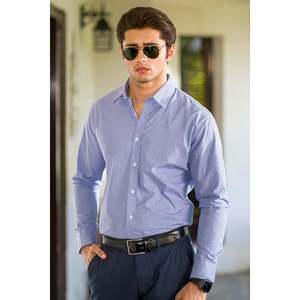 Camisa Casual de Algodón para Hombre NKOSI con Cuello Mao, Tejido Popelina Transpirable, Suministro ODM - Product Image 1