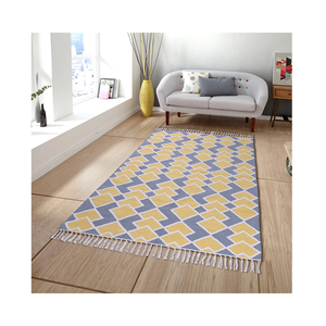 Venta superior Juegos de alfombras de algodón bordadas suaves y lisas para dormitorio y sala de estar disponibles a precio mayorista - Product Image 3