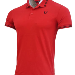 Polo en blanco al por mayor, camisa con estampado de logotipo personalizado, camisa polo de golf lisa, camisa polo unisex personalizada - Product Image 1