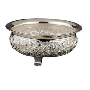 Cuenco para servir frutas secas, cuenco de latón para sopa, ensalada, Color plata, para el hogar, Hotel, restaurante - Product Image 1