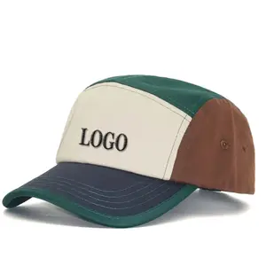 Venta al por mayor de logotipo personalizado de bloque de color gorra de protección solar/Precio de fábrica de alta calidad Unisex al aire libre de alta calidad gorras personalizadas