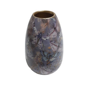 High Quality <b>Set</b> <b>of</b> <b>3</b> Luxury Metal Flower <b>Vase</b> Decal Enamel Finished for Living Room Home Tabletop Decor Handmade Customized - Product Image 2