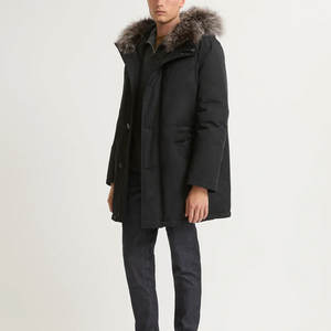 Parkas d'hiver décontractées pour hommes avec doublure en coton, veste parka pour hommes de haute qualité personnalisée - Product Image 4