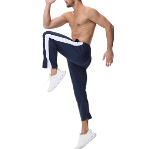 Pantalones de chándal para hombre, pantalón regular de algodón, color sólido, personalizado, para primavera y otoño - Product Image 5