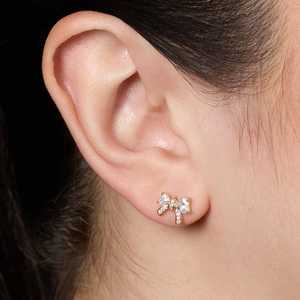 92.5 <b>Silver</b> <b>Stud</b> <b>Earrings</b> for Gift 191579 - Product Image 3