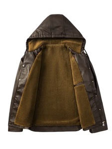 Men's Vintage Safari Jacket Spring Casual Plus XS 6XL Polyester/Cotton <b>Fabric</b> Stand Collar Zipper ODM Coated Plain Dyed Front - Product Image 4