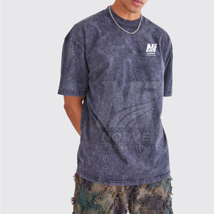 Fábrica de Camisetas con Lavado Ácido Profesional, Etiqueta Personalizada, Embalaje, Camisetas de Algodón Estilo Urbano, Fabricante de Ropa al Por Mayor - Product Image 3