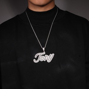 จี้เพชรโมอิสซาไนต์ทรงคิงแบบสั่งทำพิเศษจาก Sarva Jewels ชุบทอง 14K 18K เงินแท้ 925 สำหรับผู้ชาย ได้รับการรับรองจาก IGI เหมาะสำหรับงานปาร์ตี้สไตล์ฮิปฮอป - Product Image 5