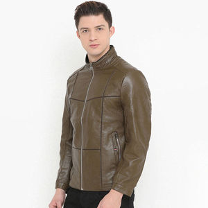 Nueva Edición de chaqueta de cuero para hombres de buena calidad, variedad exigible, mejor fabricante, chaqueta de cuero para hombres - Product Image 6